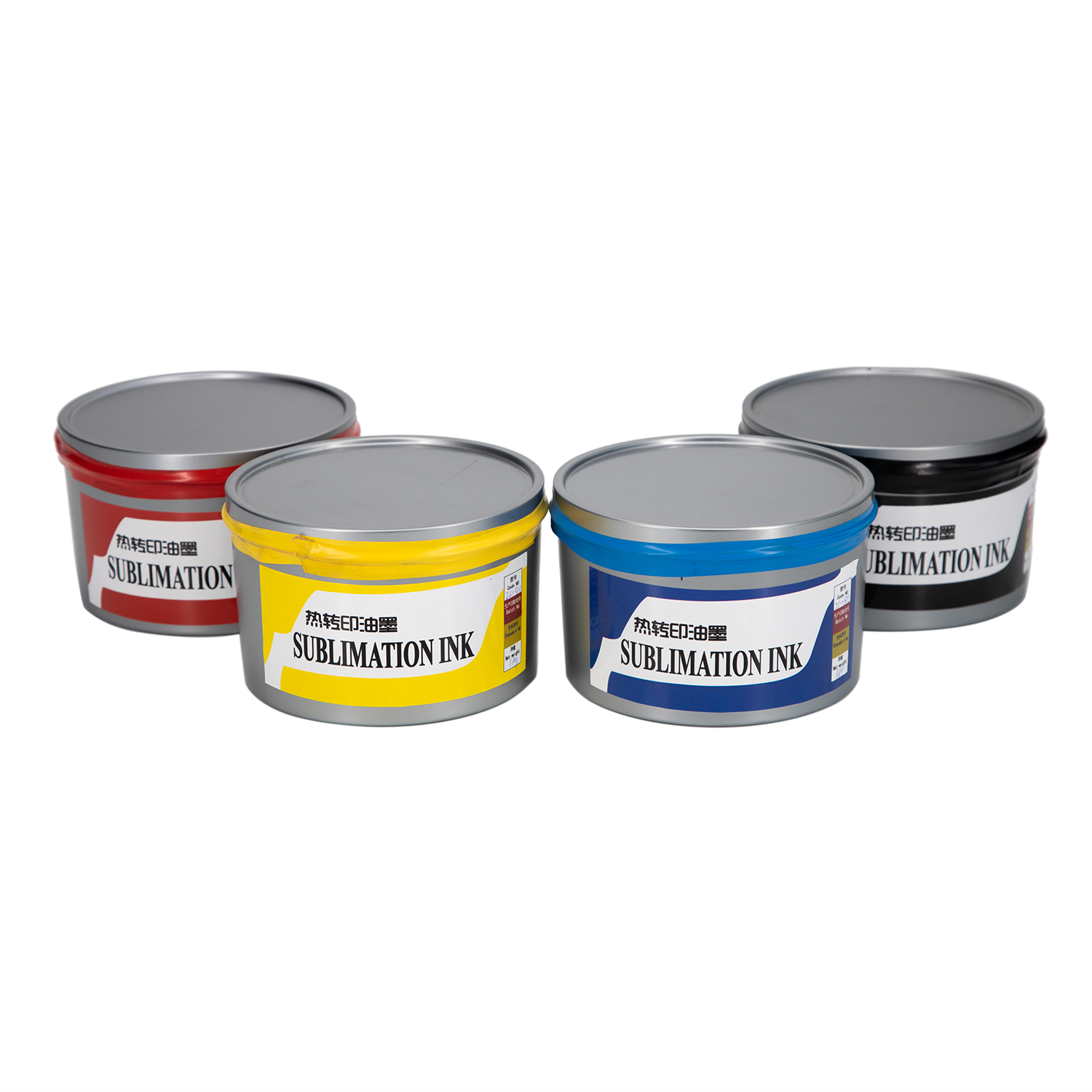 ZLQ brand earth-friendly offset sublimation ink with 4 colors cmyk