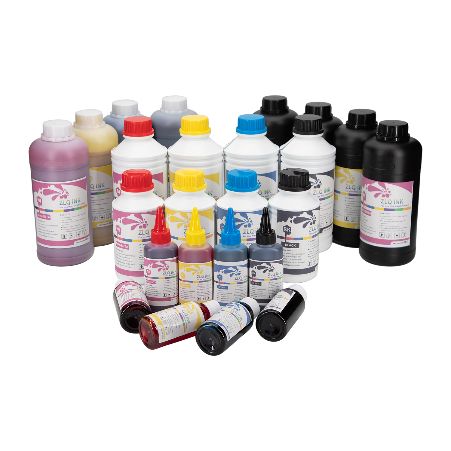 CMYK LC LM 6 color Inkjet Sublimation ink for desktop printer