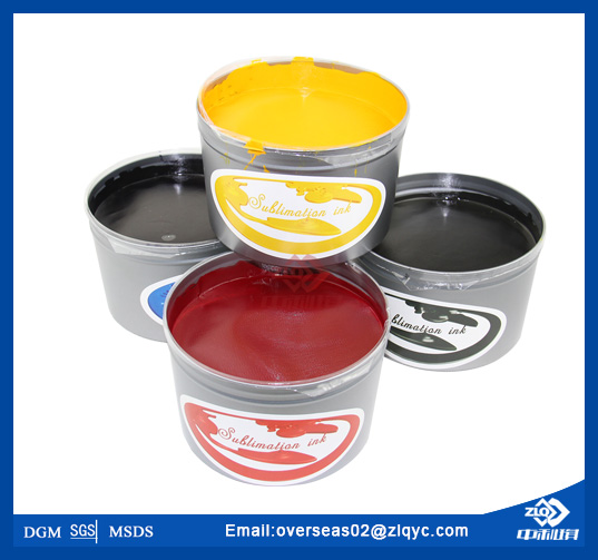 Zhongliqi cyan sublimation ink for offset machine