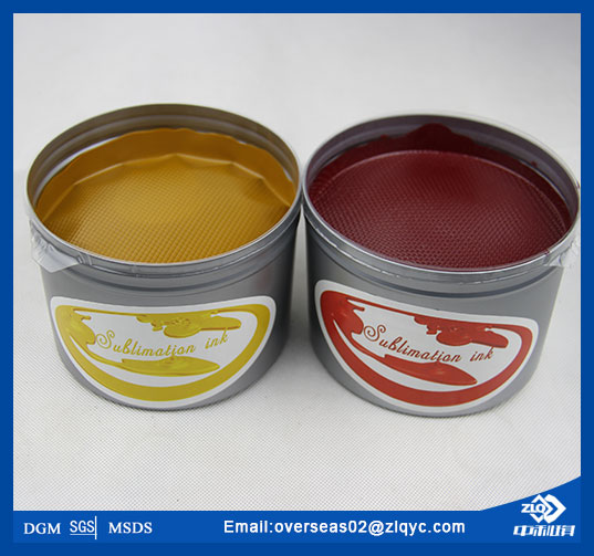 Zhongliqi SGS sublimation offset printing ink for offset pre