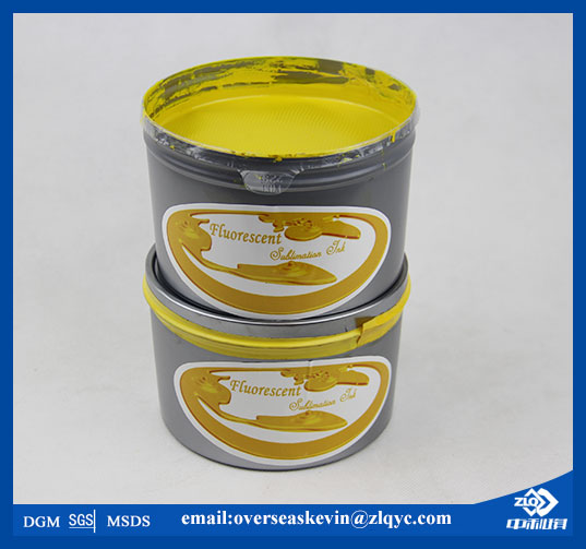 Fluorescent Yellow Sublimation Offset Ink