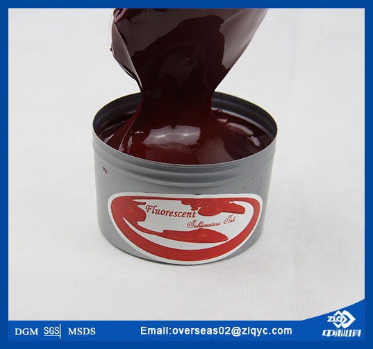 Big Red Sublimation ink offset printing for textile