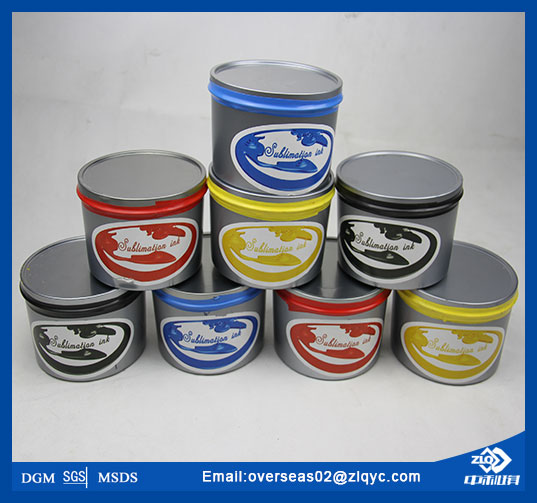 Anti-crust heat transfer sublimation ink for offset ink
