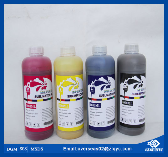 High quality dye sublimation ink for digital textile printin