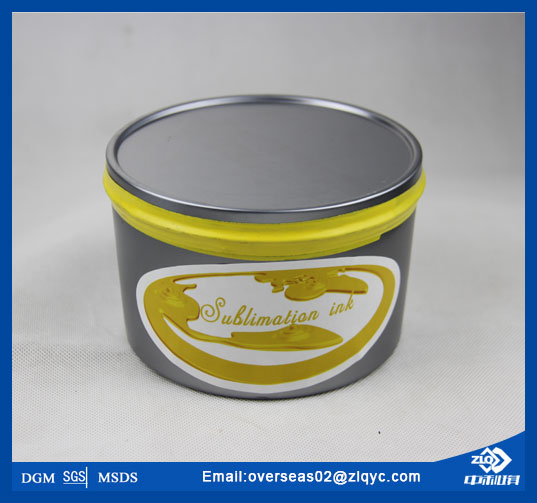yellow sublimation offset ink for offset printing press
