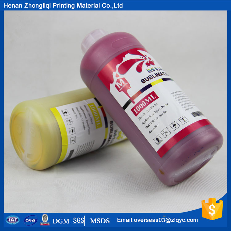 2017 New Technology Sublimation Ink For Epson 9900 With MSDS