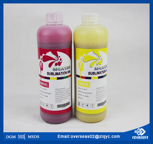 Sublimation Inks for Epson printer manufacture of dye sublim