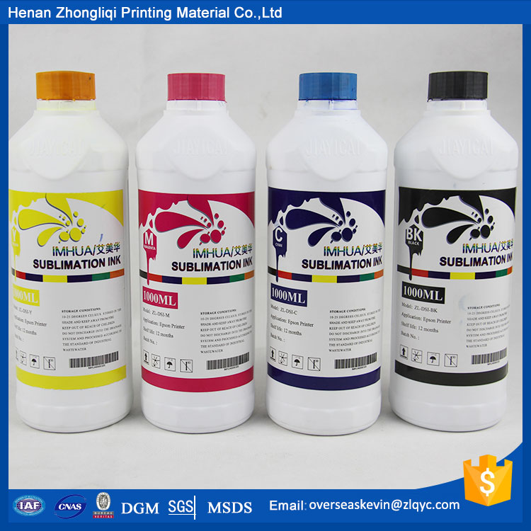 Zhongliqi Superior Sublimation Ink For Epson