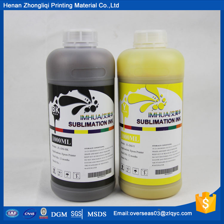 Heat transfer sublimation ink for dx5