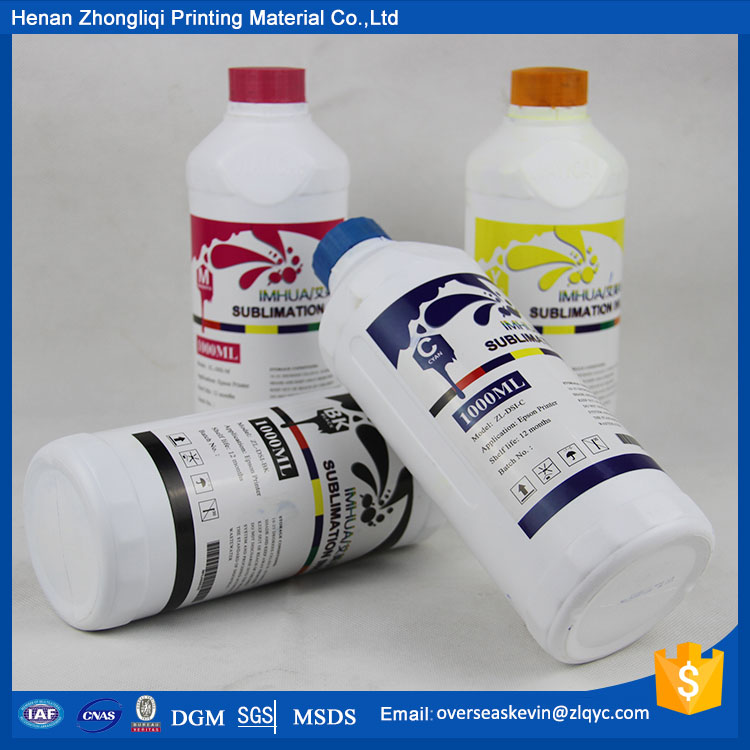 CMYK four colors sublimation ink with factory price