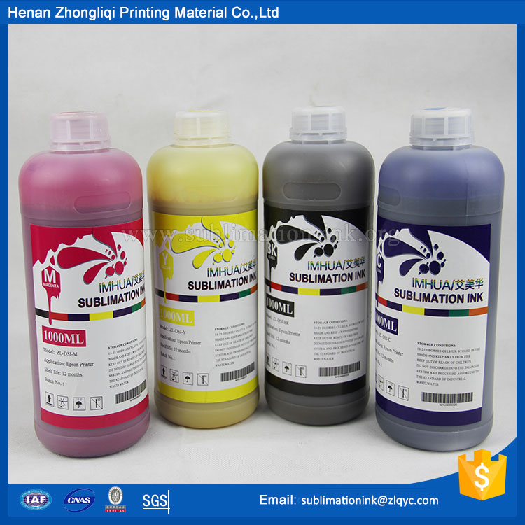 ZHONGLIQI CMYK Sublimation Digital Ink