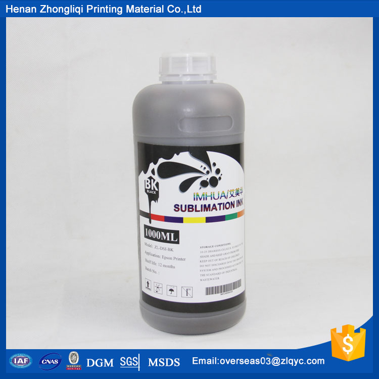 high gloss and dry fast sublimation digital printing ink