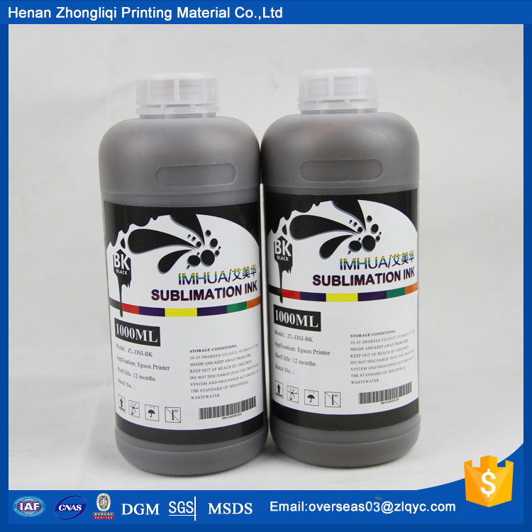 6 colors sublimation inkjet ink for digital