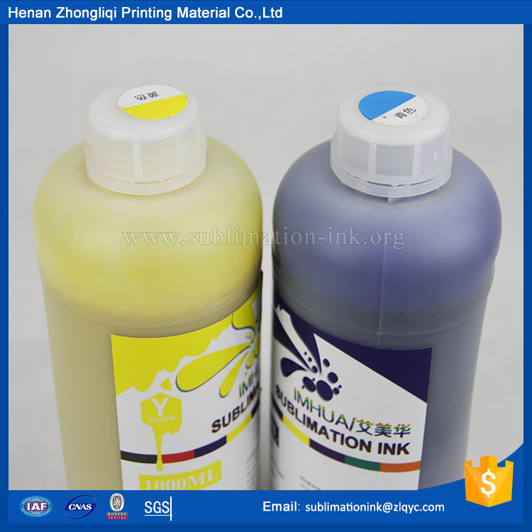 CHINA ZHONGLIQI CMYK Sublimation Digital Ink