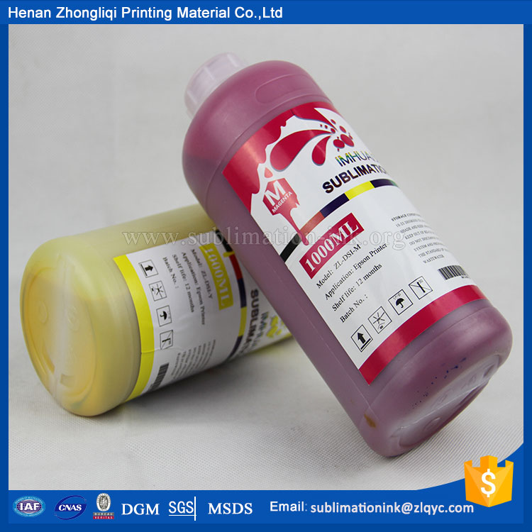 CMYK sublimation digital ( inkjet ) ink