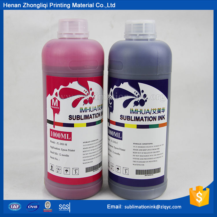 Zhongliqi Water Based Sublimation Inkjet Ink