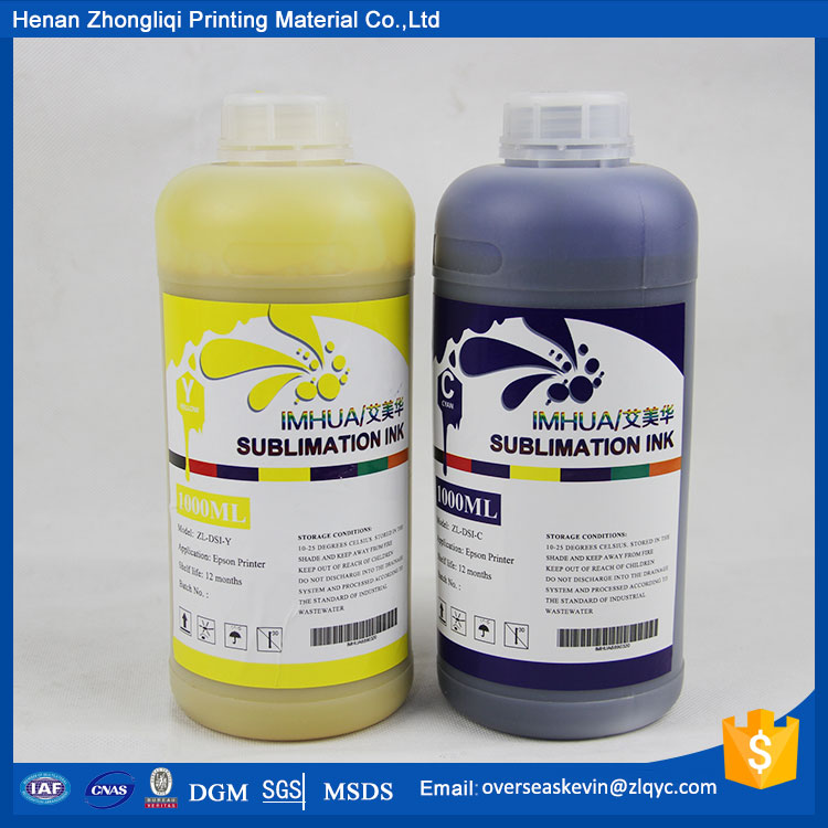 Water Based Sublimation Ink Inkjet for Polyester