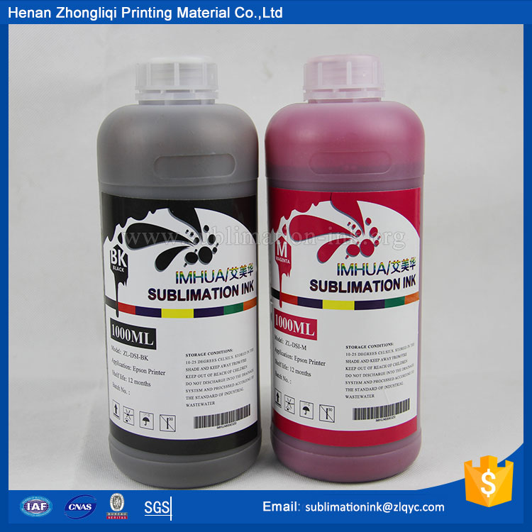 Black Zhongliqi Dye Sublimation Ink