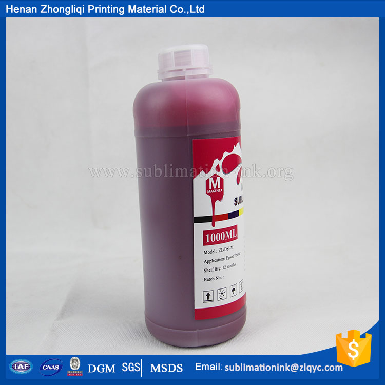 CMYK Water Based Sublimation Inkjet Ink