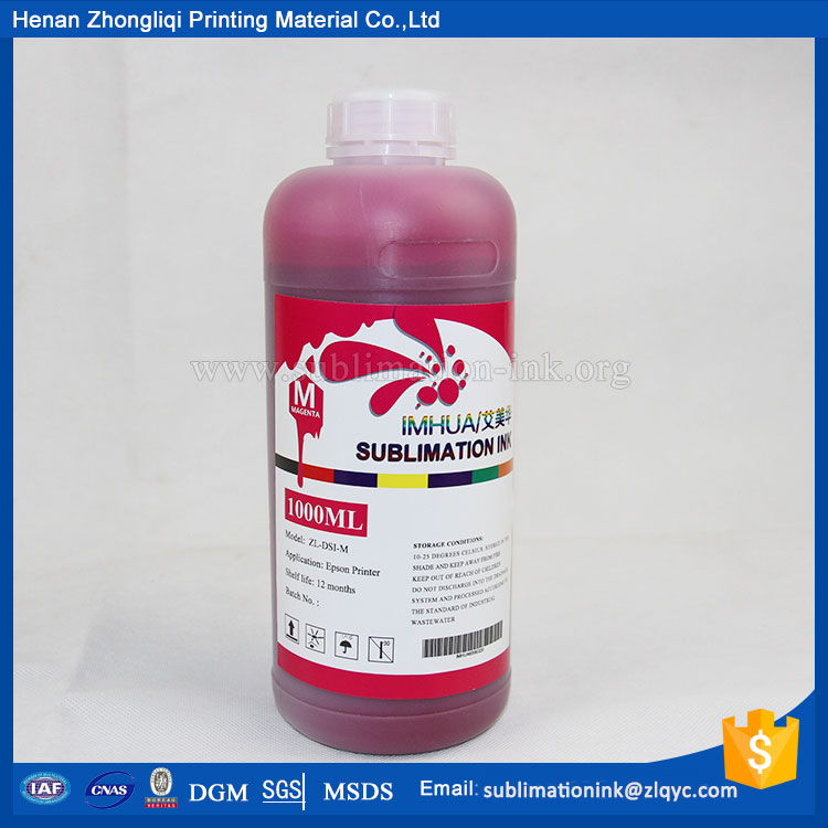 Magenta Zhongliqi Dye Sublimation Ink