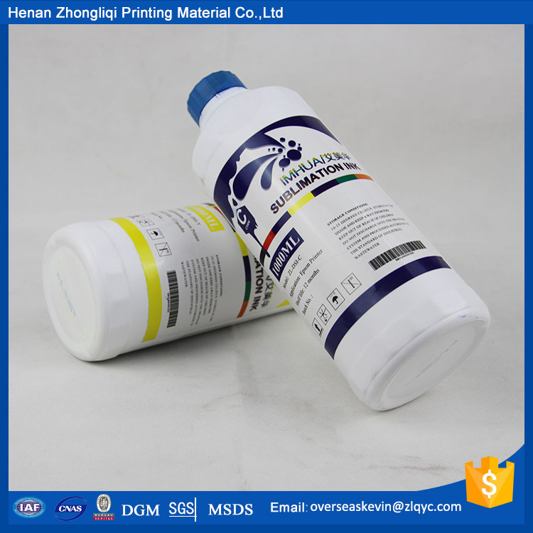 Top quality dye sublimation ink for inkjet printer