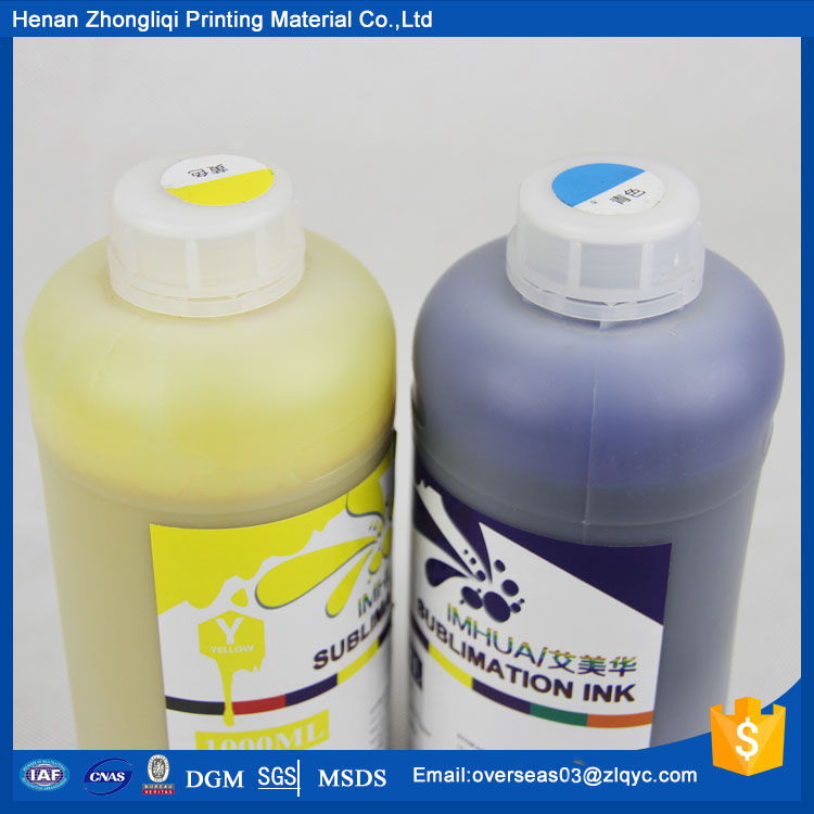 China manufacture supplier dye sublimation ink for machine