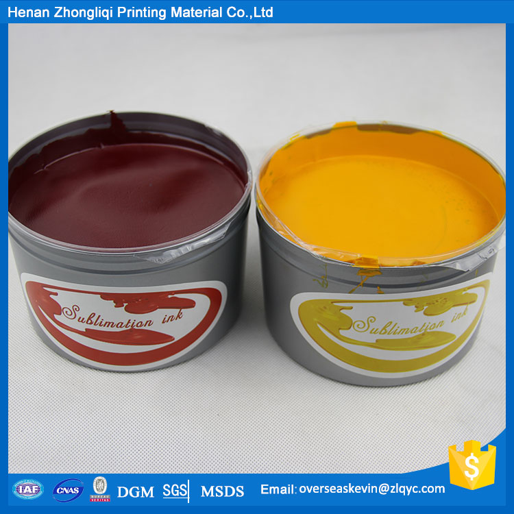 CMYK offset sublimation ink for offset printing machine