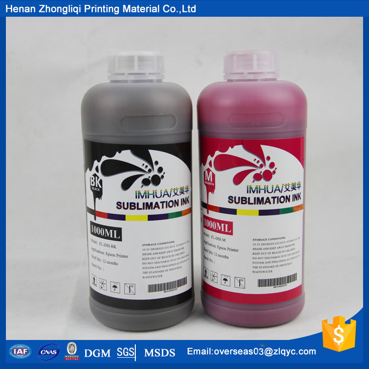 Safe and cheap wide format dye sublimation printer ink