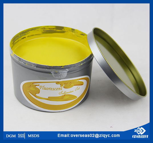 sublimation yellow fluorescent ink for printer